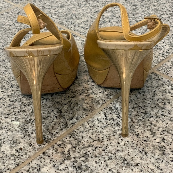 Jimmy Choo European size 38 Nude Heels - Picture 2 of 3